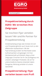 Mobile Screenshot of egro-direktwerbung.de